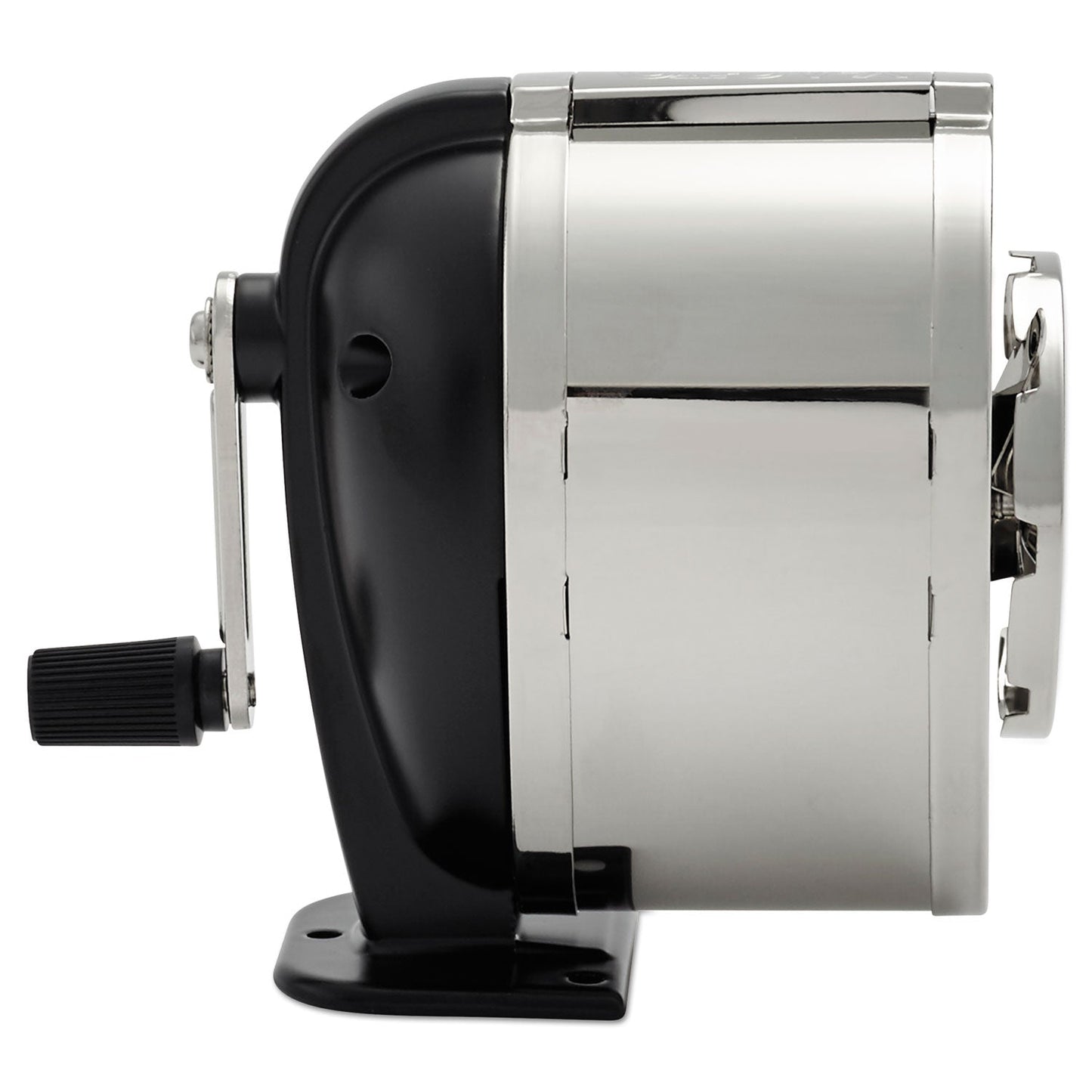X-ACTO KS Manual Classroom Pencil Sharpener, Table/Wall-Mount Design, Manually-Powered, 2.75 x 4.75 x 4.25, Black/Nickel