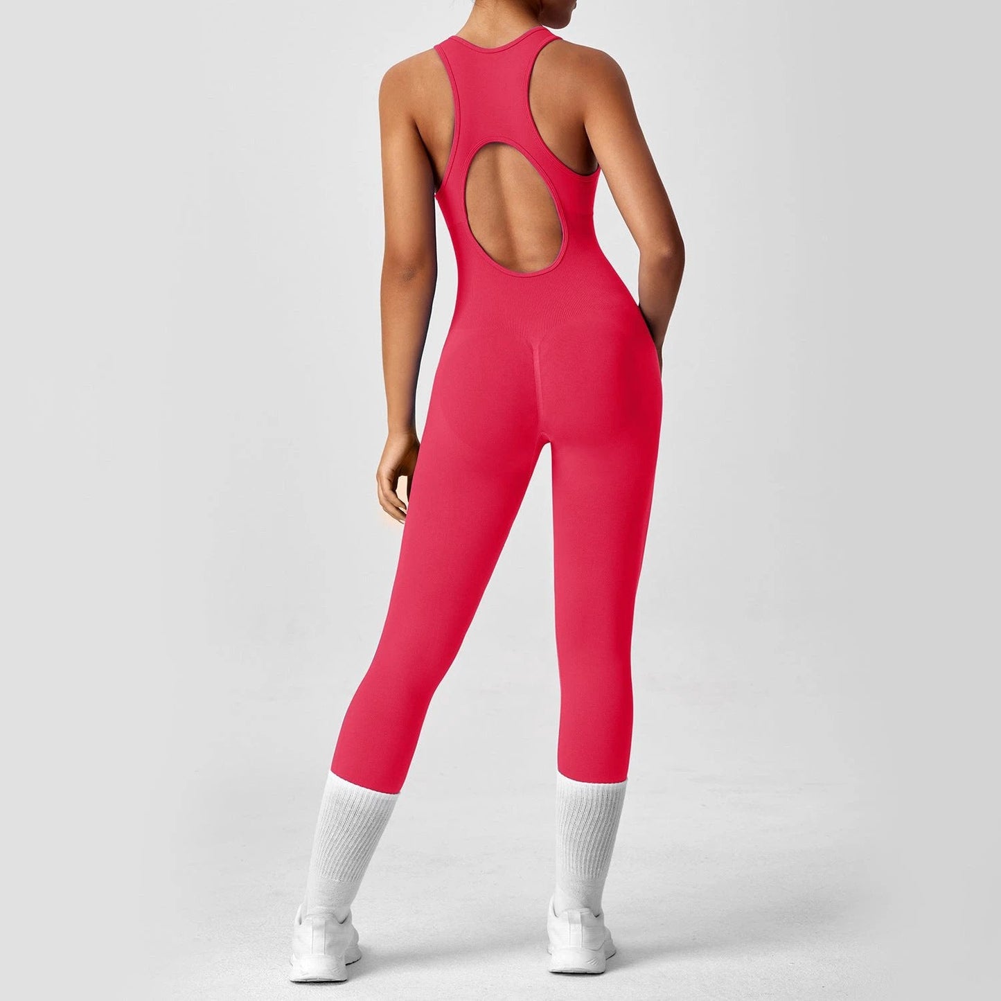 Pantalones de yoga de una pieza, mono deportivo para correr