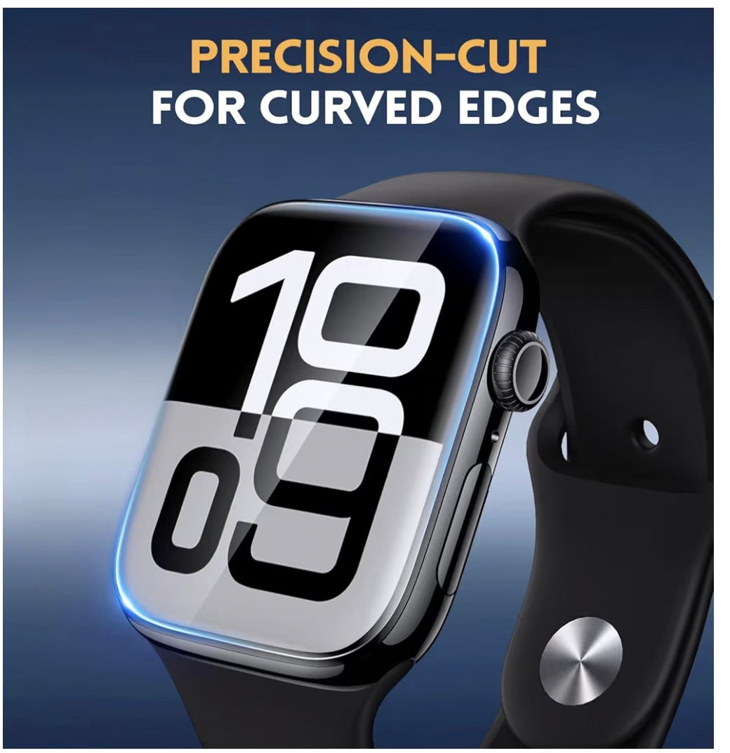 Protector de pantalla de TPU para Apple Watch Series 10 (42 mm), paquete de 7