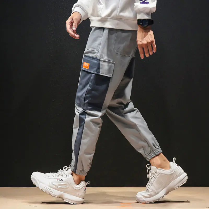 Pantalones holgados tipo harén para hombre