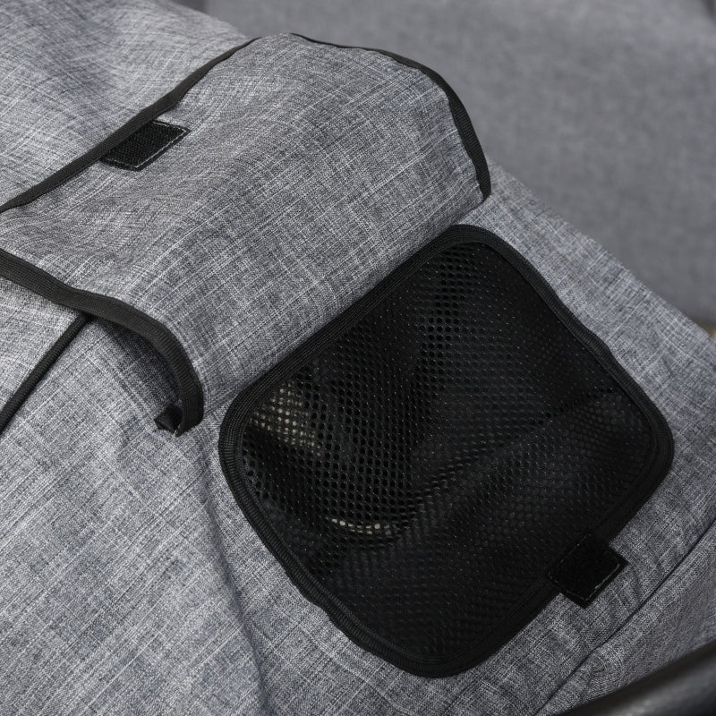 Cochecito de viaje para mascotas con manillar ajustable
