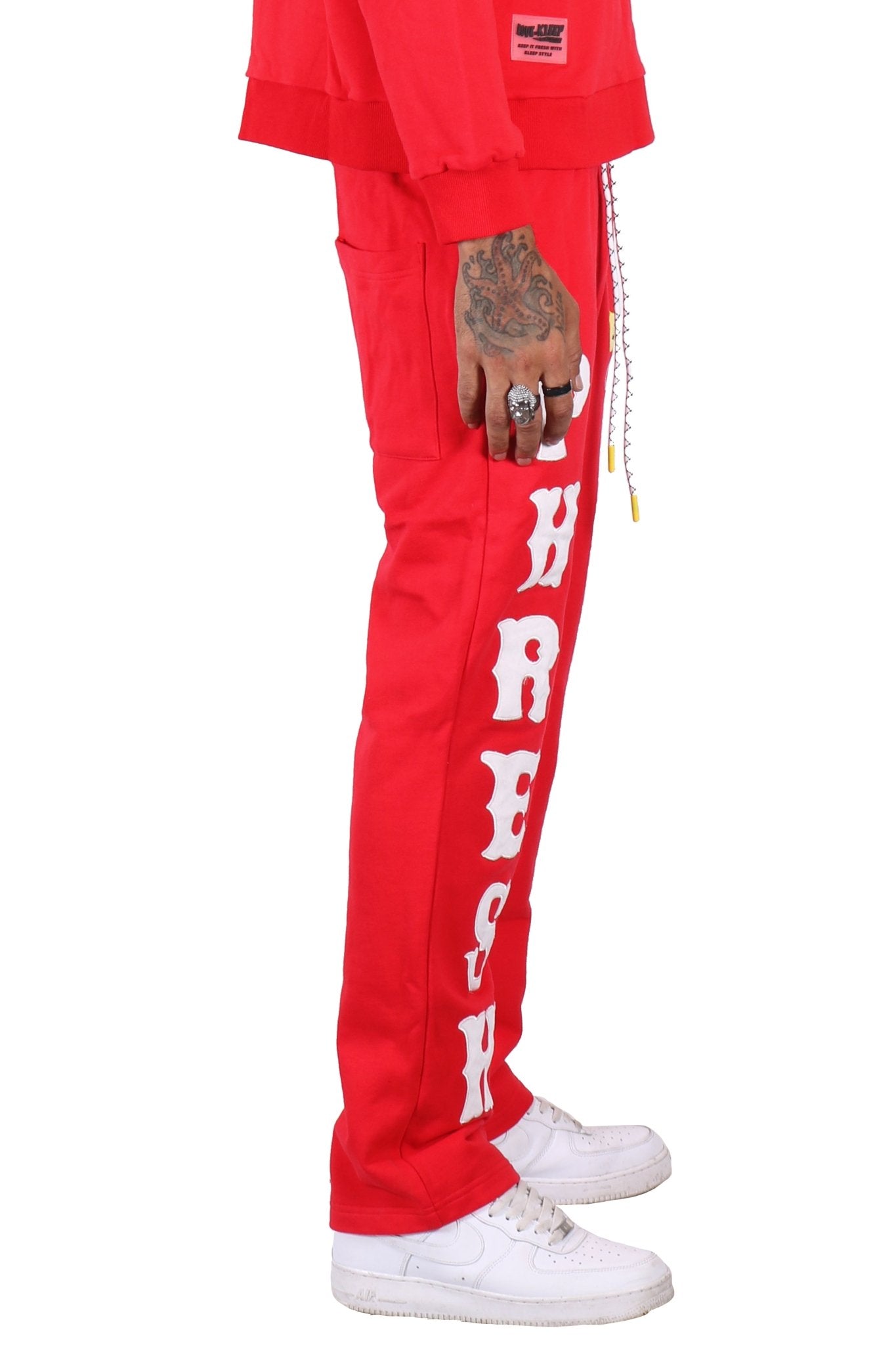 Pantalones deportivos holgados de felpa francesa premium para hombre de CHOL