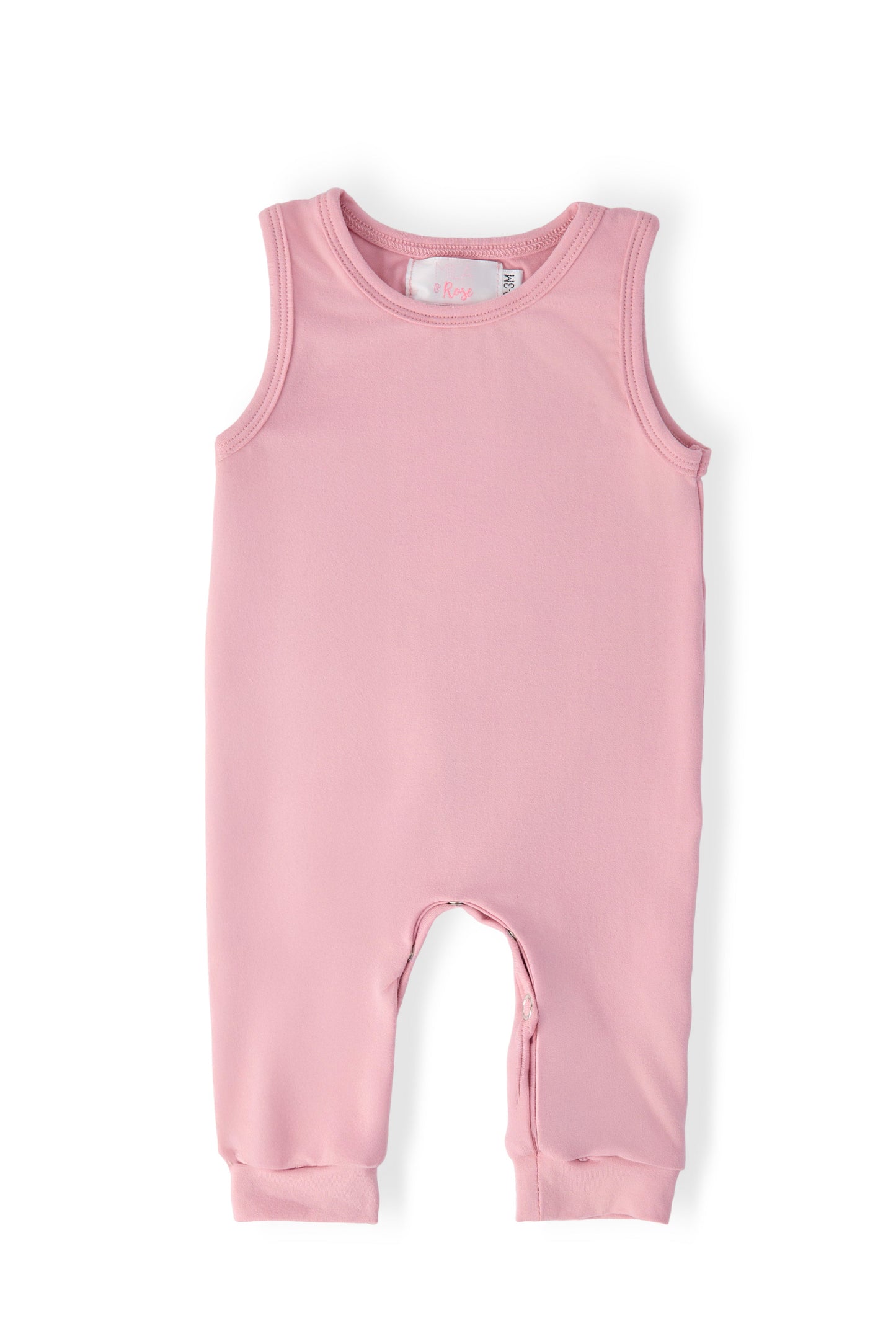 Vintage Pink Tank One-Piece Jogger