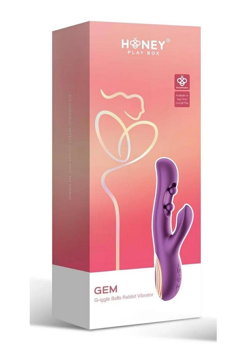 Vibrador de conejo Honey Play Box GEM G-iggle Balls