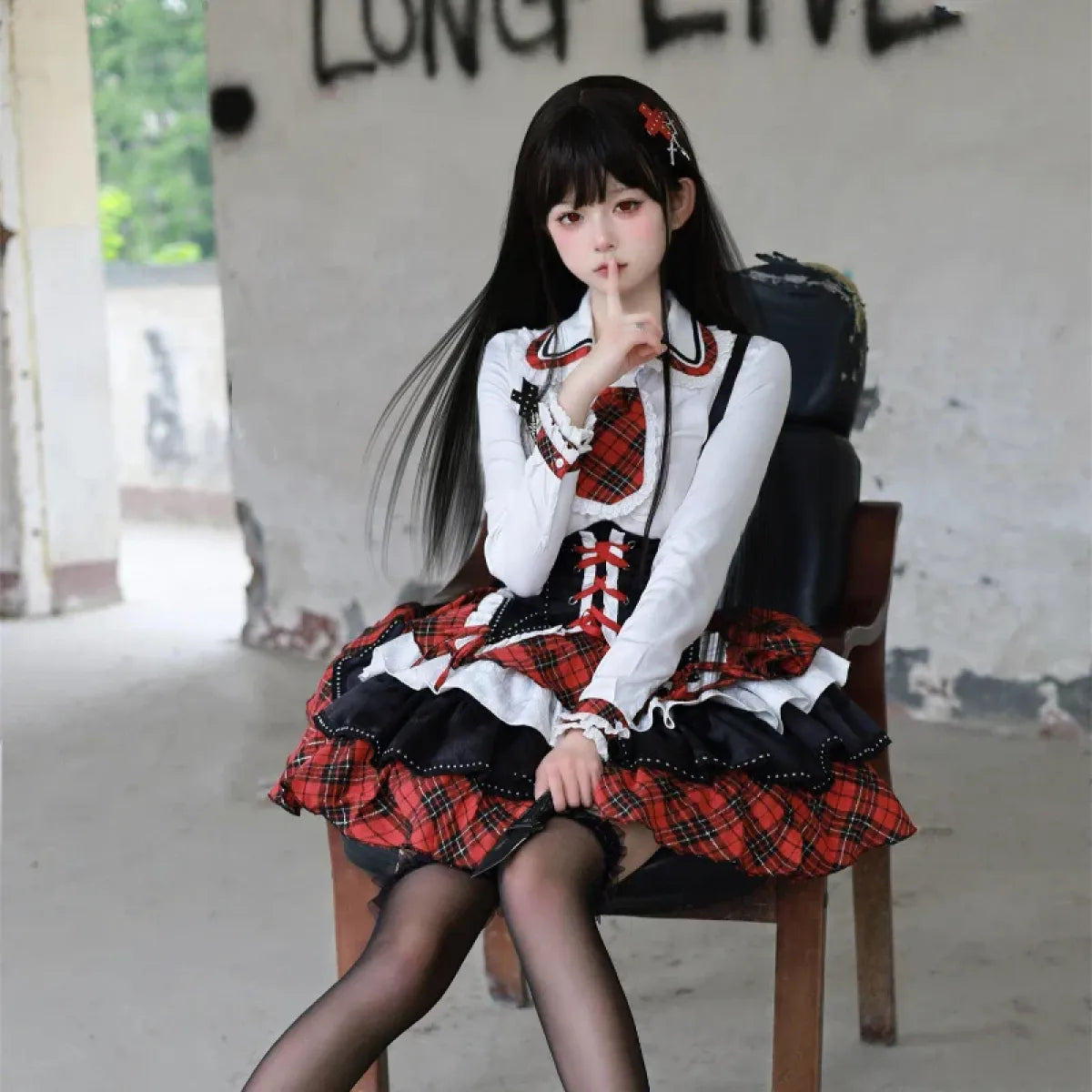 Vestido Lolita Gótico Victoriano