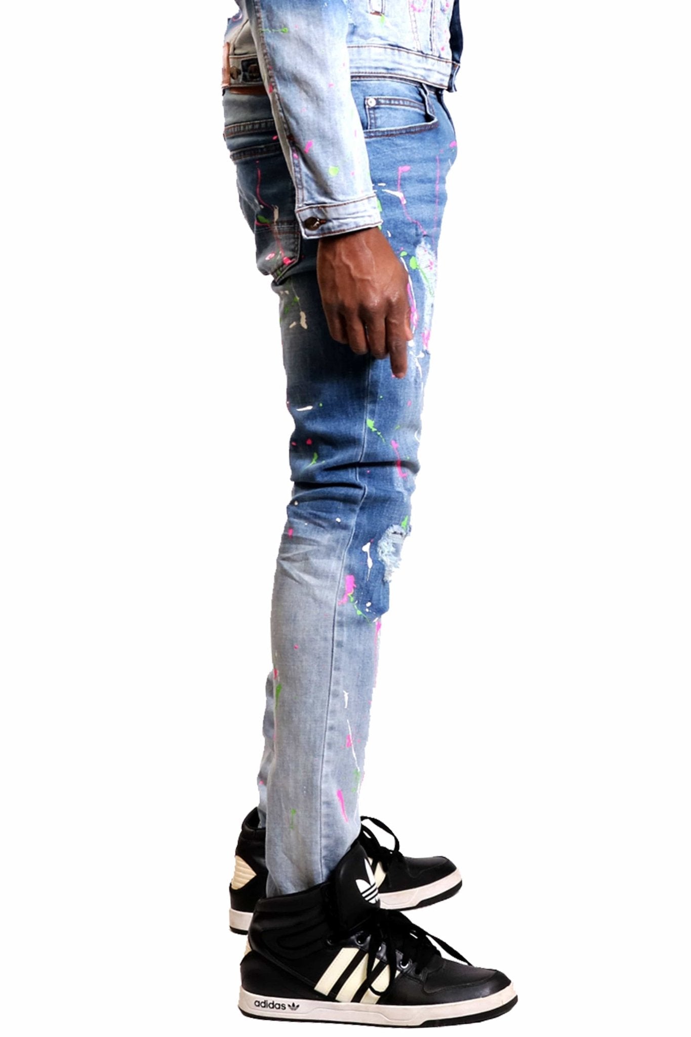 Pantalones vaqueros ajustados lavados nuevos Lava