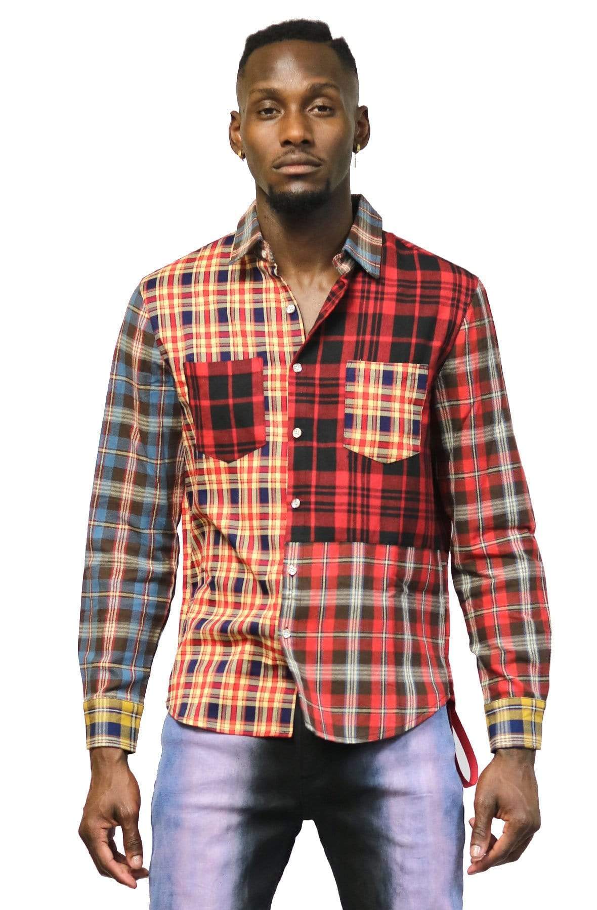 Camisa abotonada premium para hombre Roux