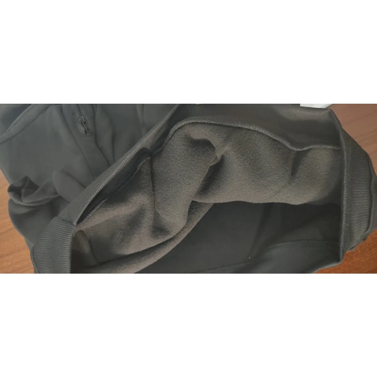 Sudadera con capucha de cuello alto Techwear