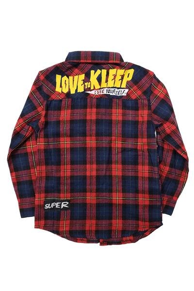FALU Kid's Premium Flannel Button Down Shirt