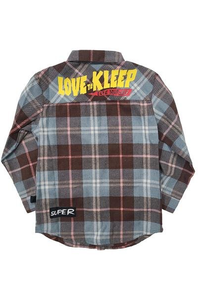 Camisa de franela premium con botones para niños BANAN