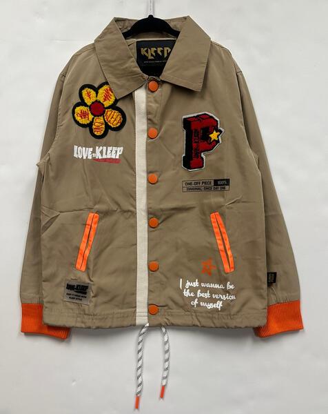 Chaqueta de entrenador de nailon premium para niños ALBION