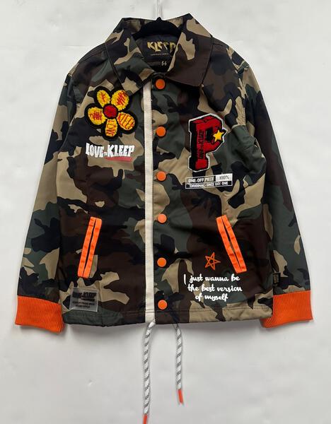 Chaqueta de entrenador de nailon premium para niños JAKIN