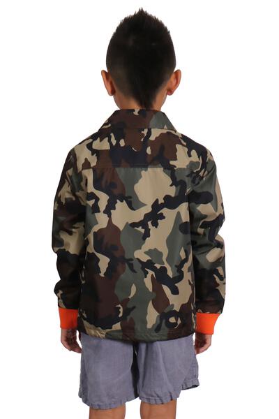 Chaqueta de entrenador de nailon premium para niños JAKIN