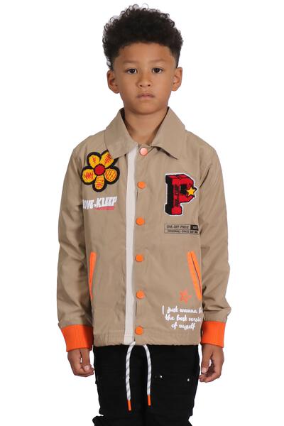 Chaqueta de entrenador de nailon premium para niños ALBION