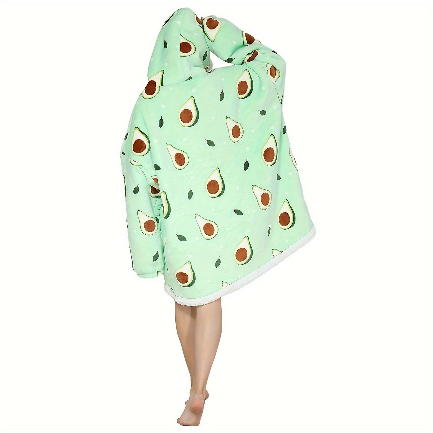 Manta extragrande con capucha, forro polar sherpa para mujer, ultrasuave y cálida, ideal como regalo.