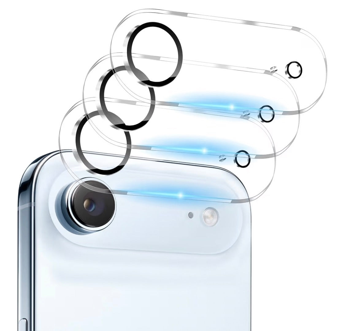 Protector de lente de cámara para iPhone Air (paquete de 3) – Vidrio templado 9H