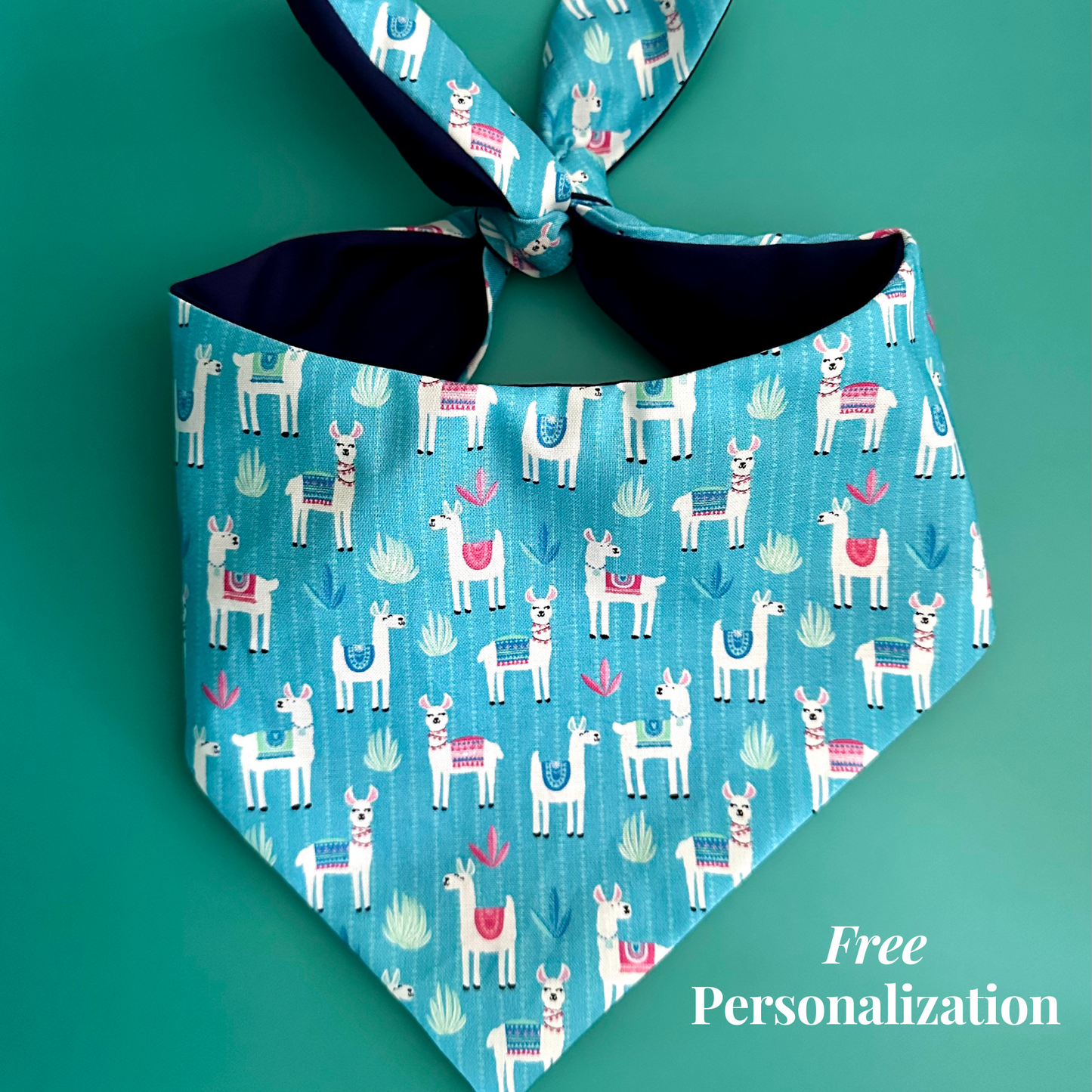 Bandana de llama para perro