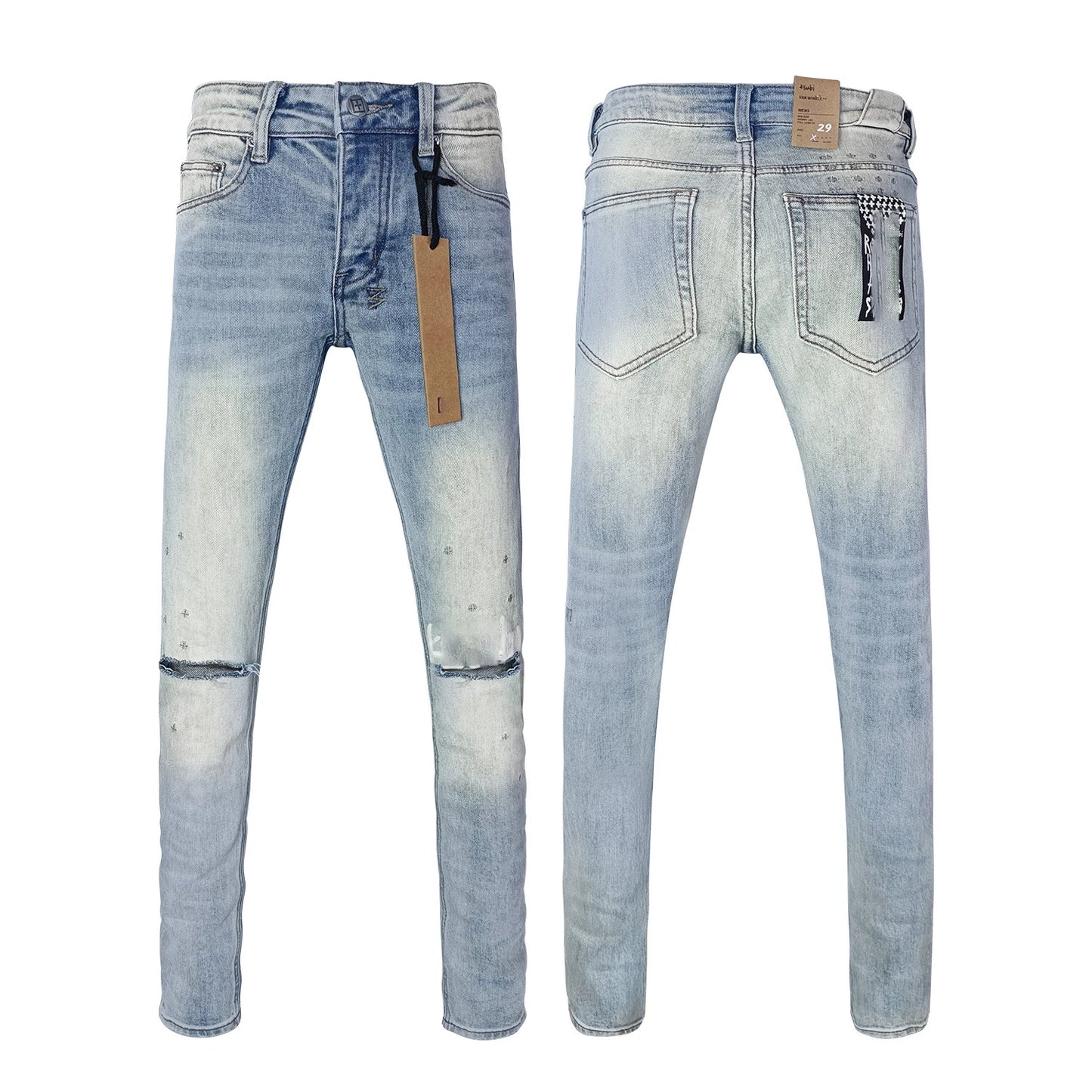 High Quality Brands Denim Men's Jeans pants image 15