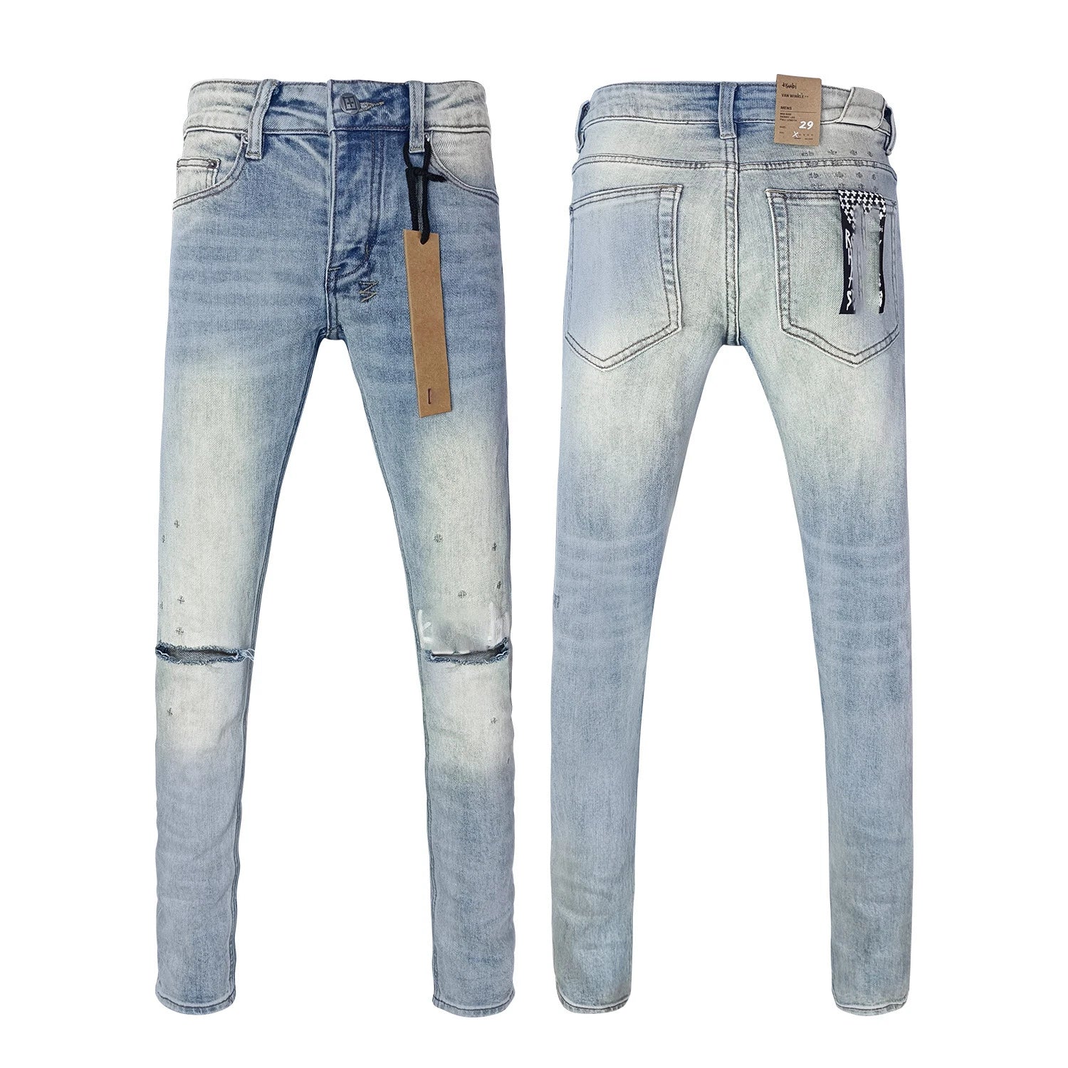 High Quality Brands Denim Men's Jeans pants image 15