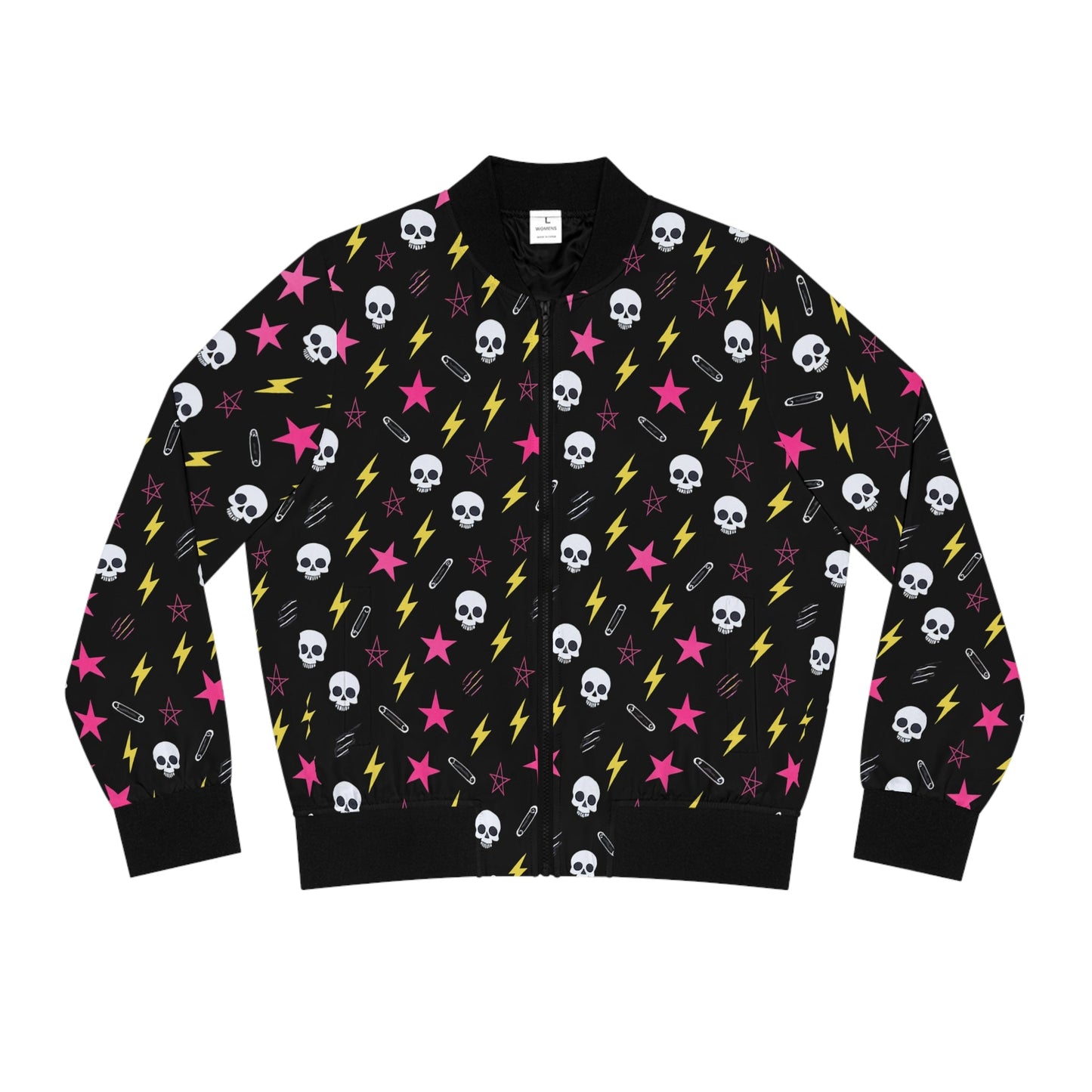 Graveveil Skull Women’s Bomber Jacket