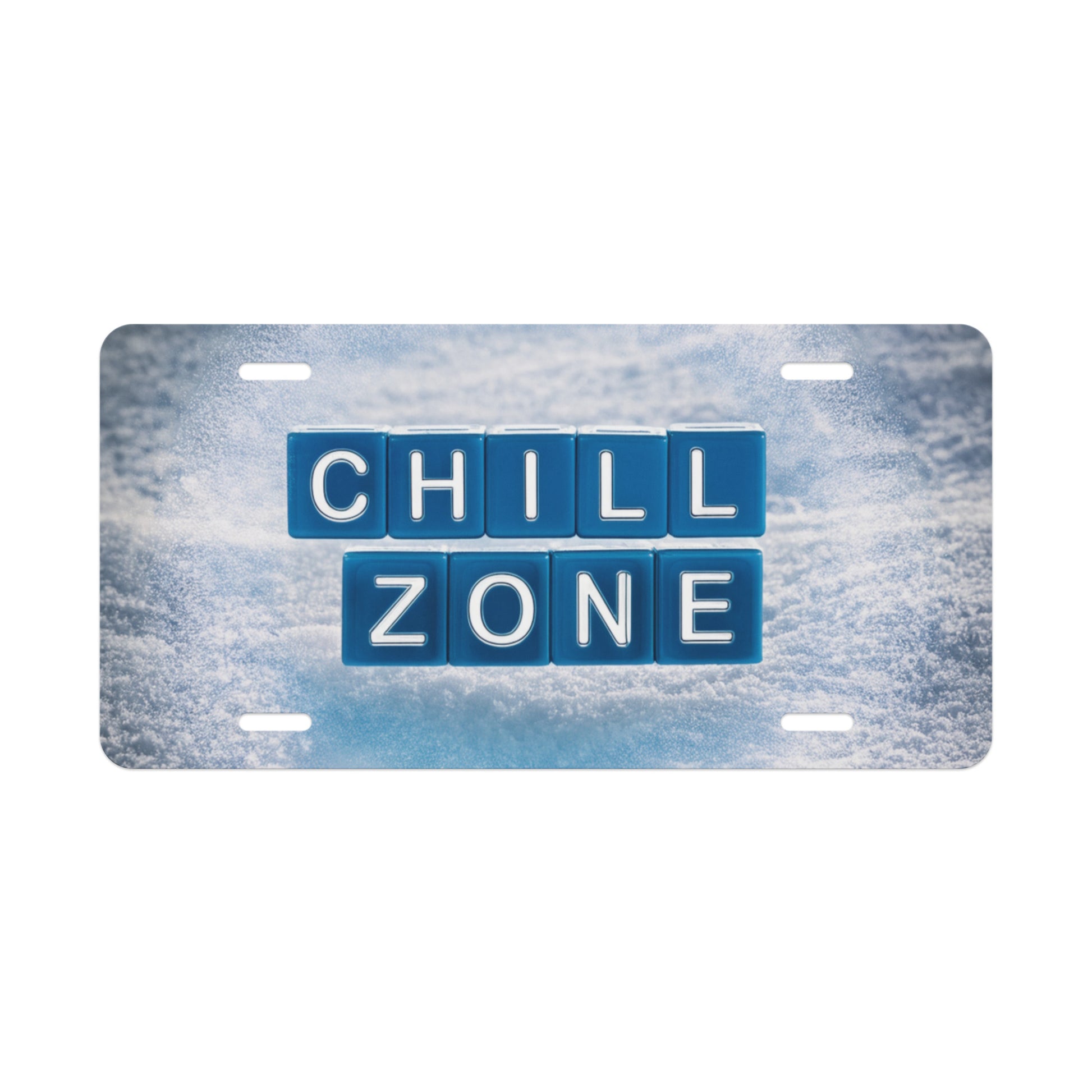 CHILL ZONE vanity plate image 1