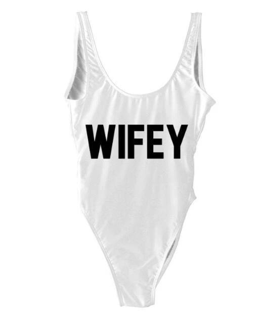 Traje de baño de esposa