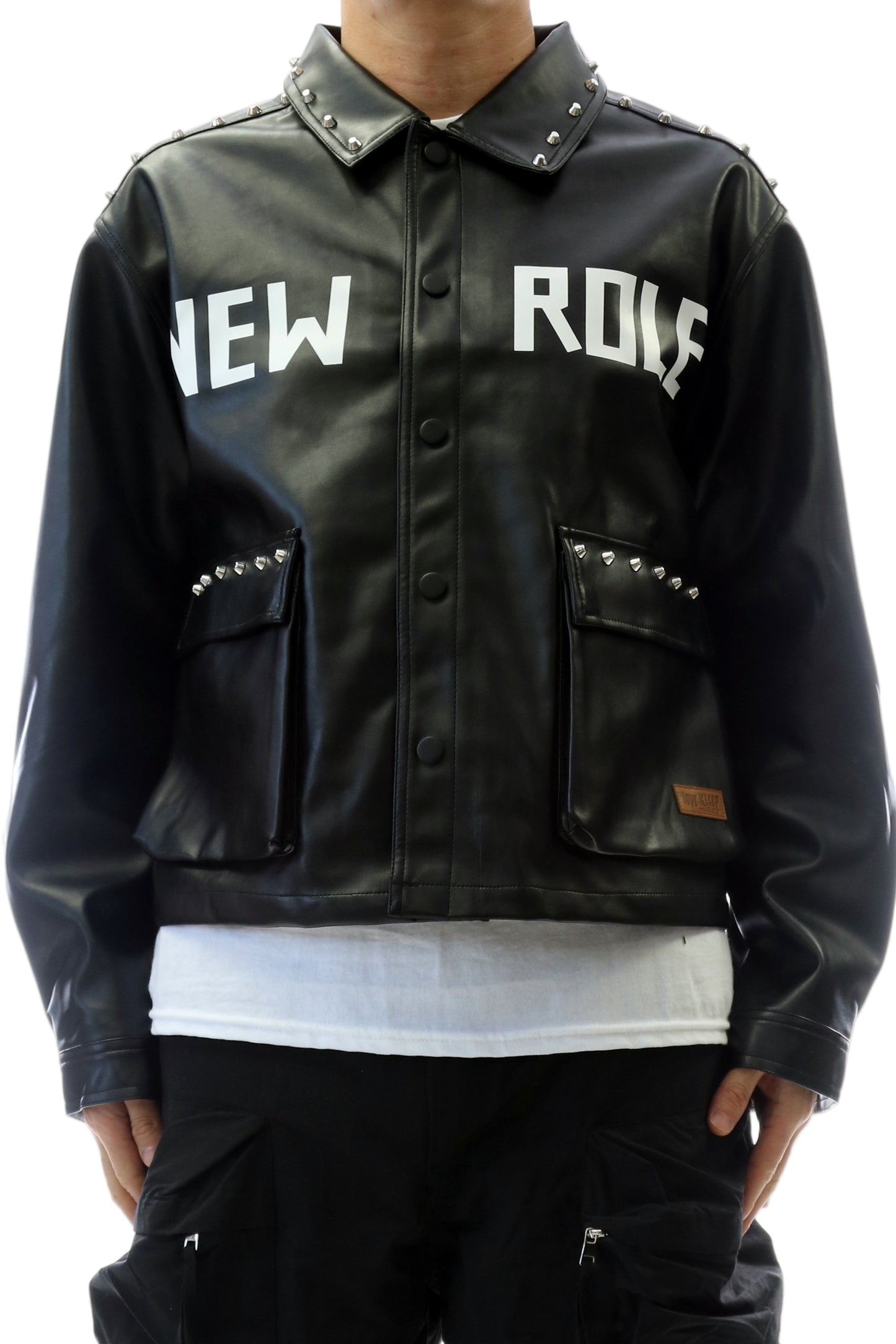 Chaqueta Corta de Piel Sintética DRAKON