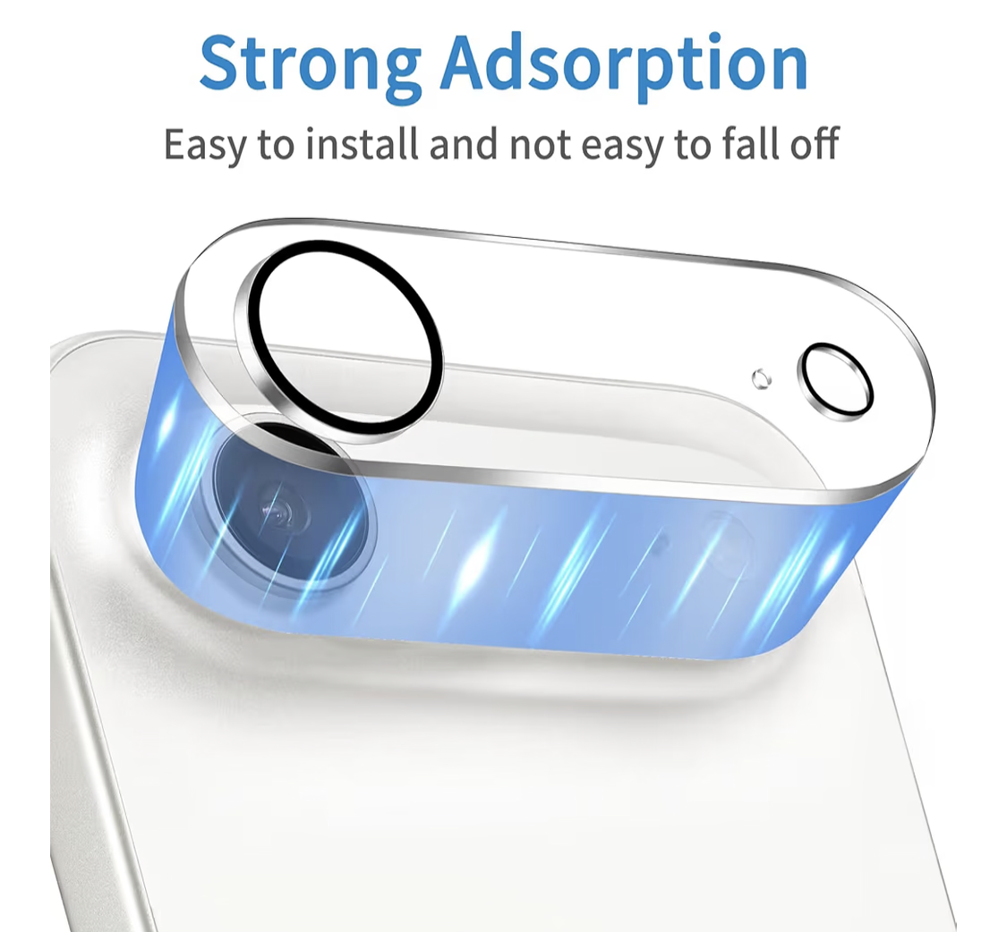 Protector de lente de cámara para iPhone Air (paquete de 3) – Vidrio templado 9H