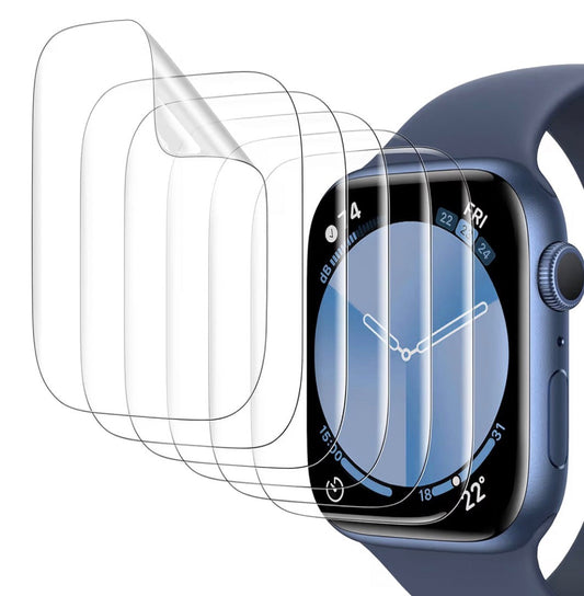 Protector de pantalla de TPU para Apple Watch Series 10 (42 mm), paquete de 7