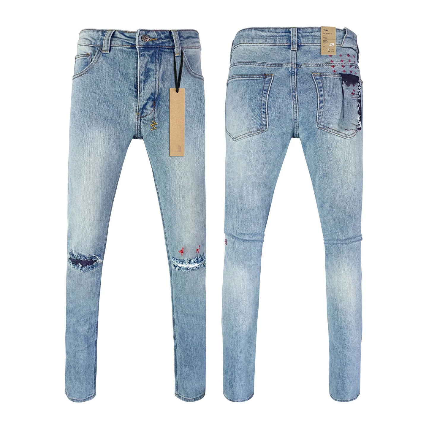 High Quality Brands Denim Men's Jeans pants image 22