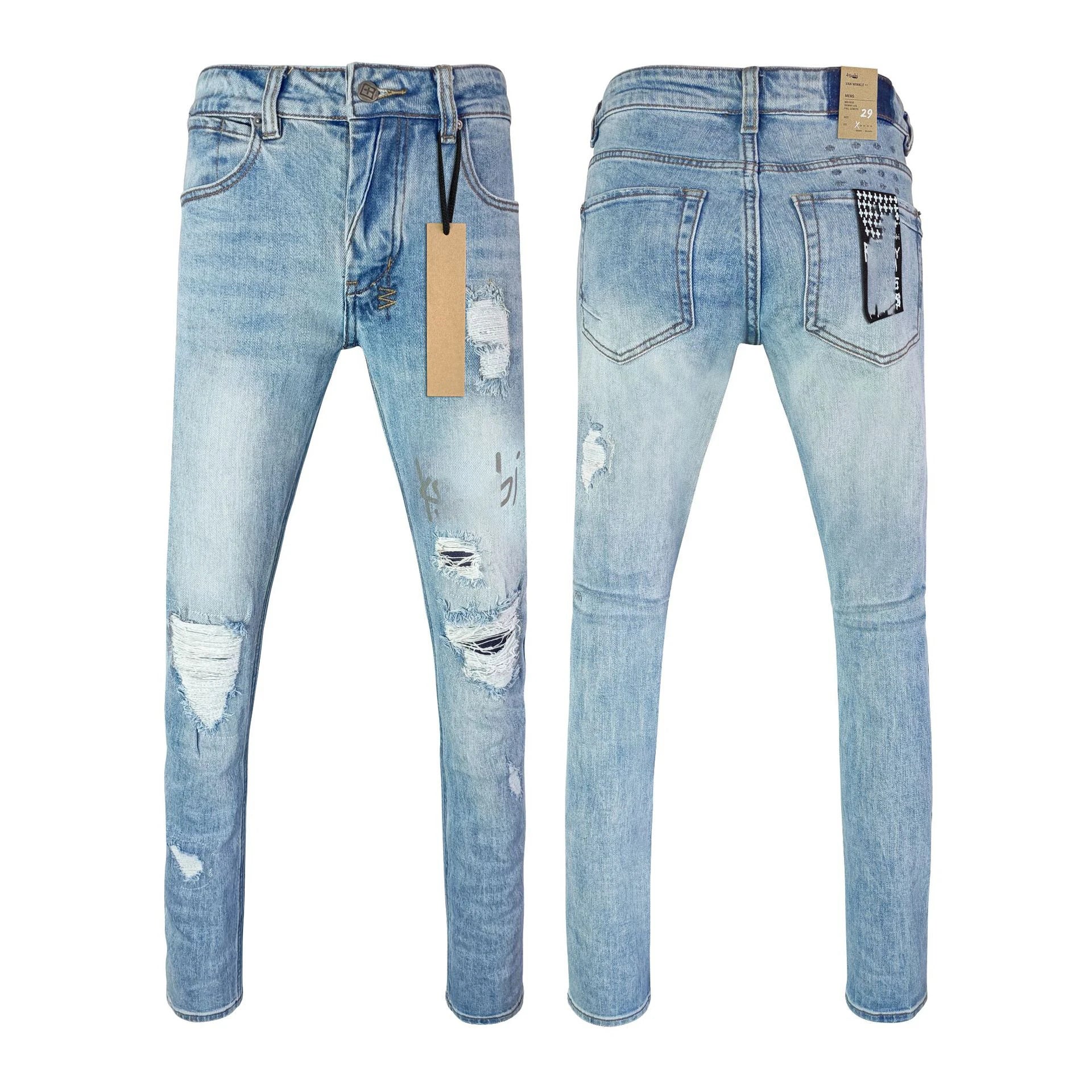 High Quality Brands Denim Men's Jeans pants image 13