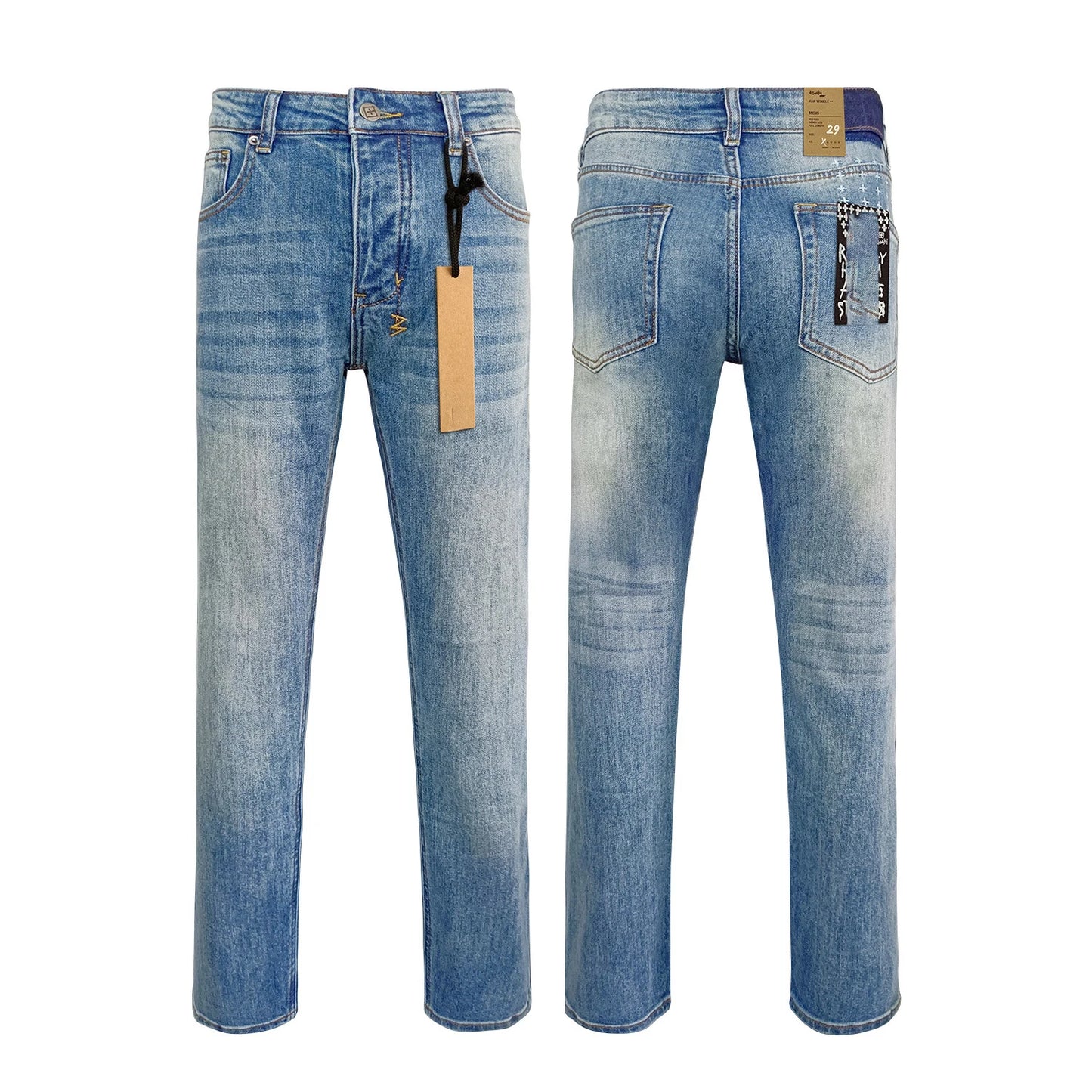 High Quality Brands Denim Men's Jeans pants image 26