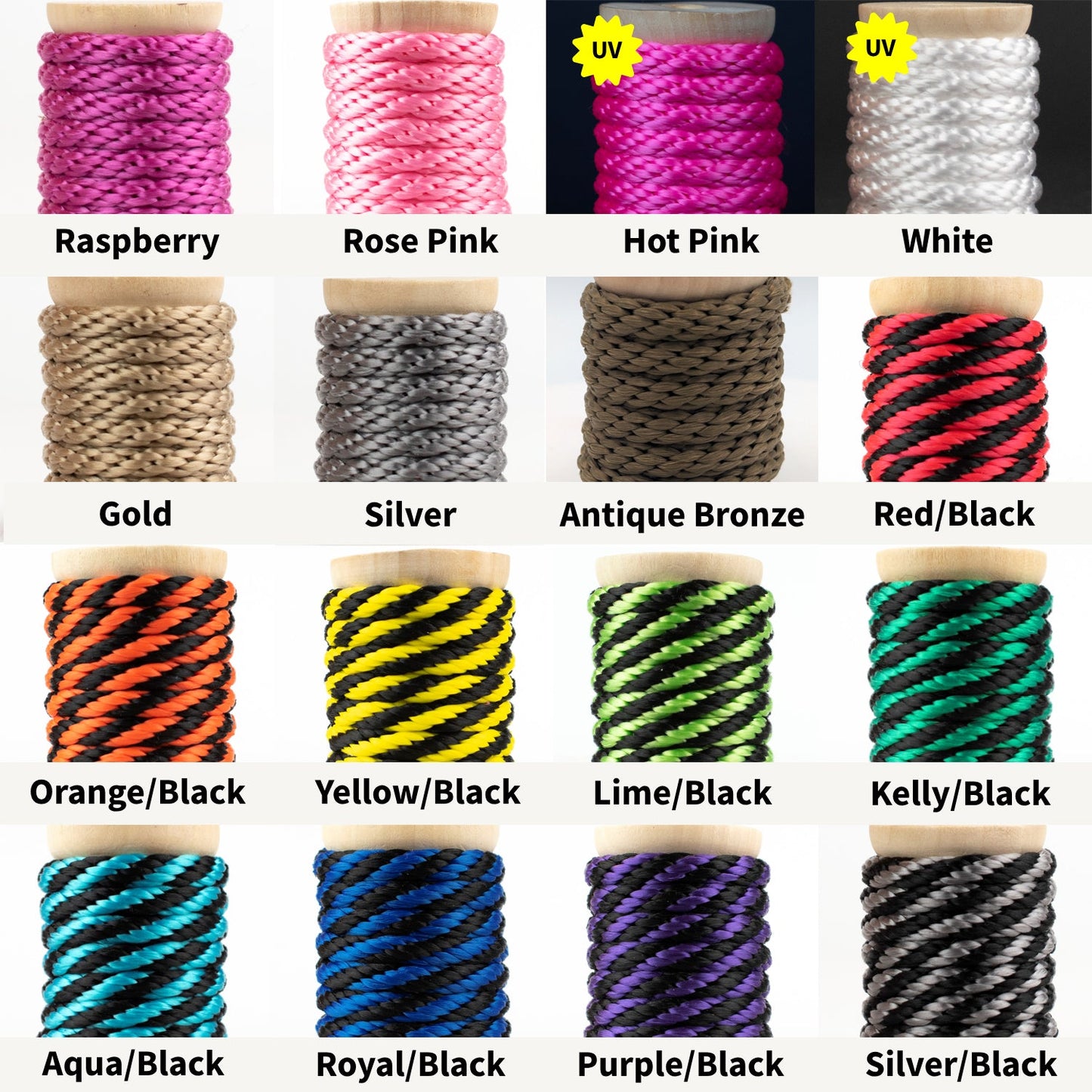 Cuerda de bondage de longitud personalizada - MFP - 1/4" (~6 mm) - Trenza sólida