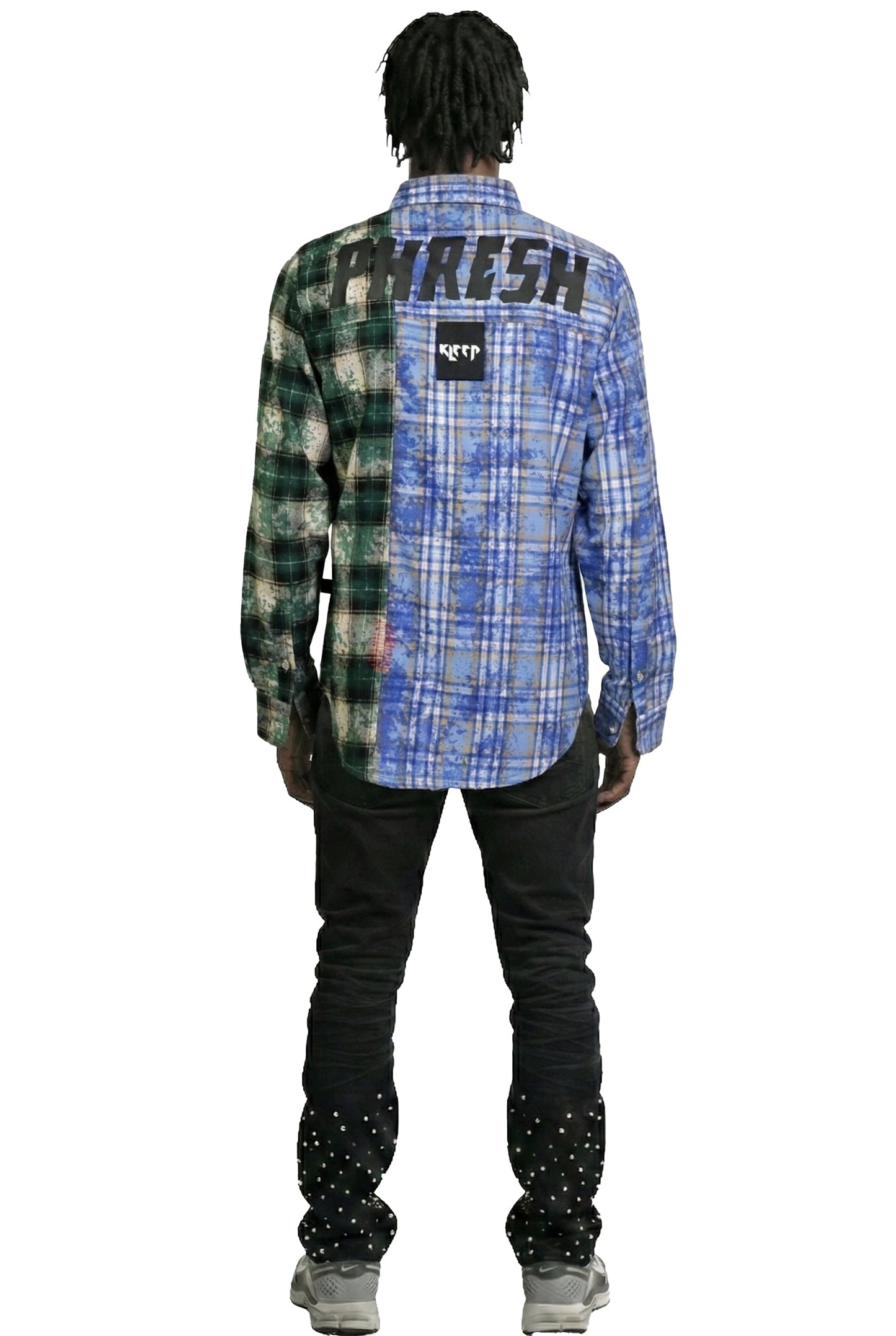 Camisa de franela premium con botones para hombre HINNO