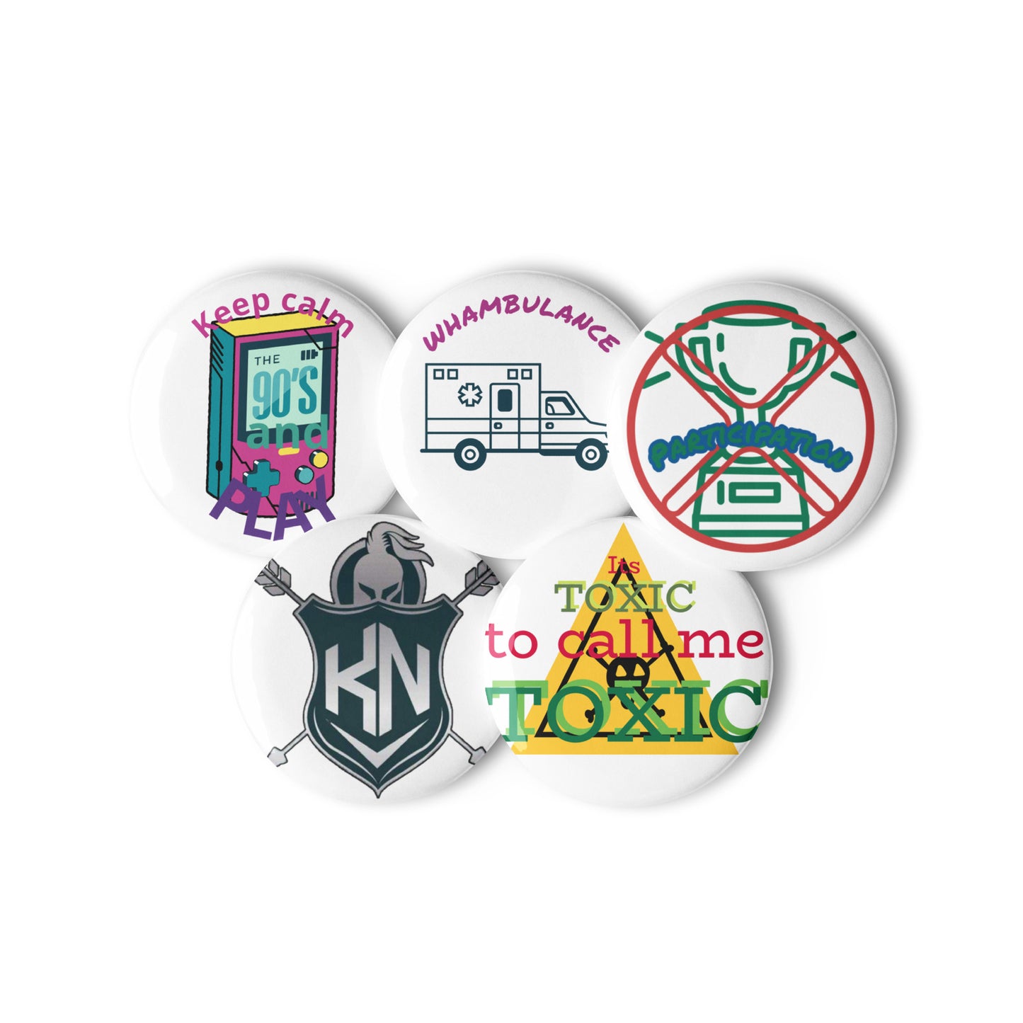 Knights and Nomads Button pins image 1