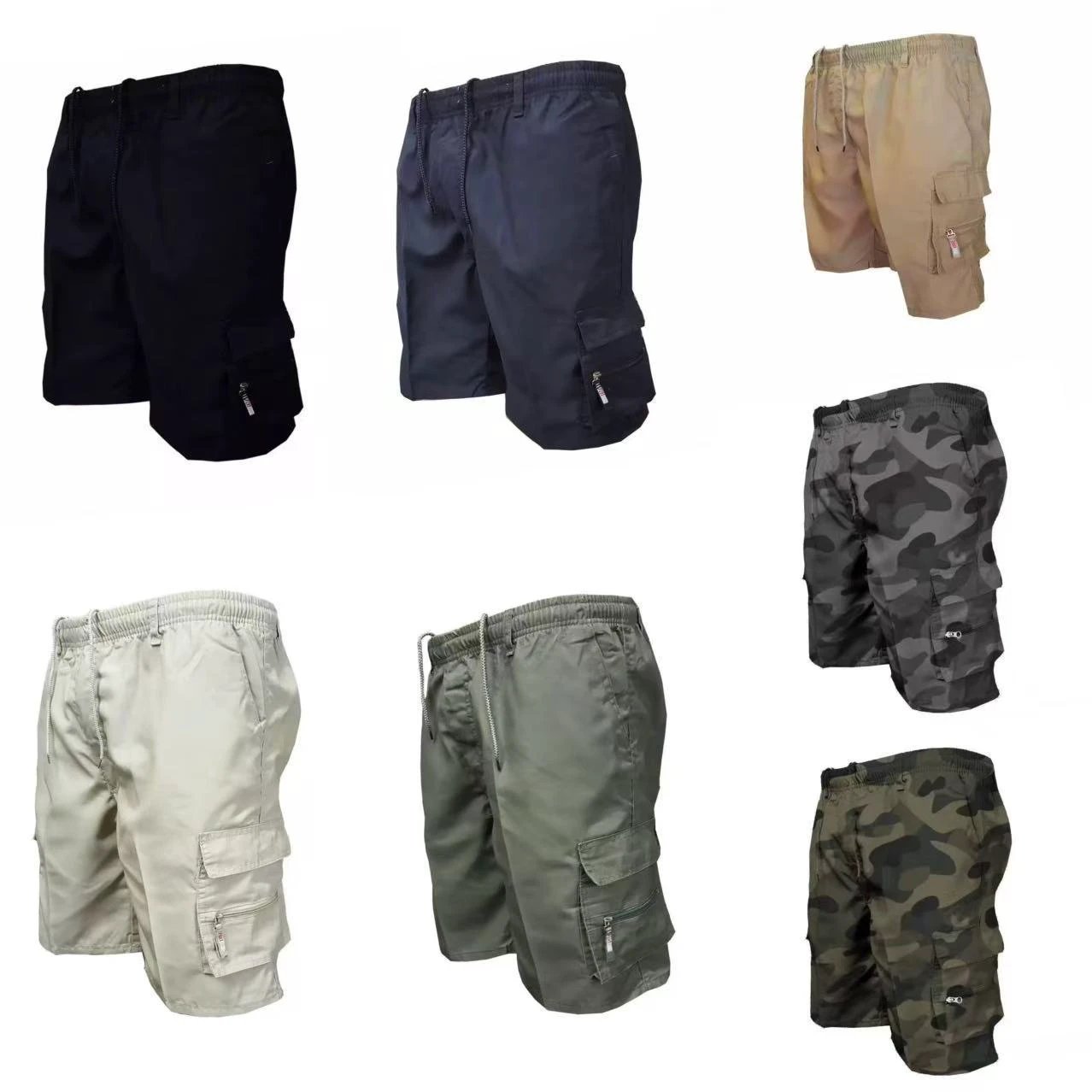 Pantalones de trabajo casuales para hombre, holgados, de verano