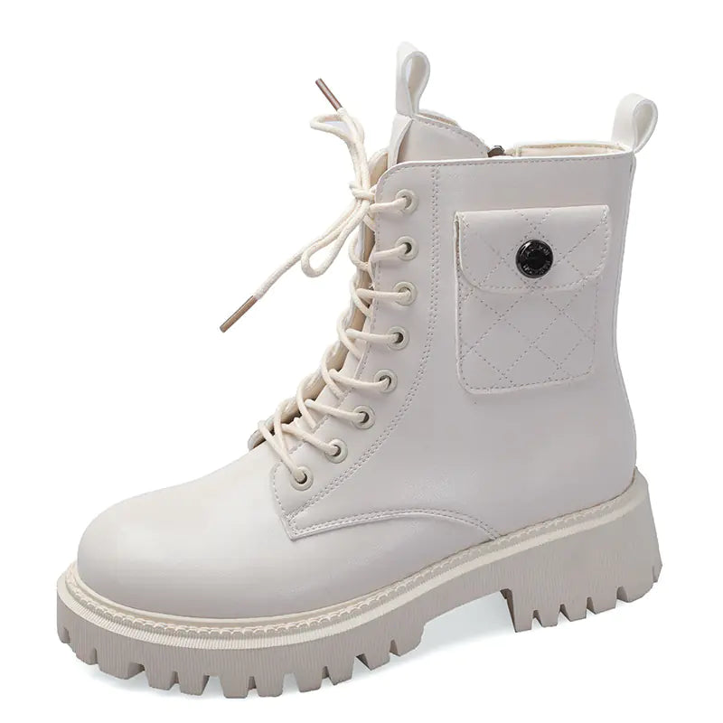 Botas Martin elegantes de suela gruesa para mujer