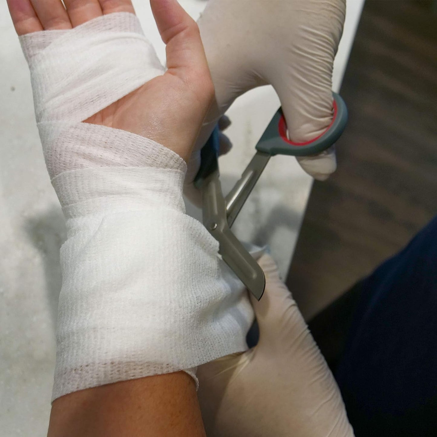 Tijeras de seguridad premium con titanio - Tijeras para emergencias médicas - Tijeras de seguridad - Tijeras para traumatología