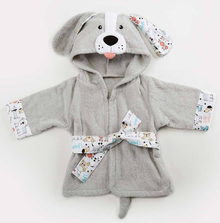 Toallas de baño para bebés con dibujos de animales, albornoces de algodón para niños, albornoces con capucha para bebés.