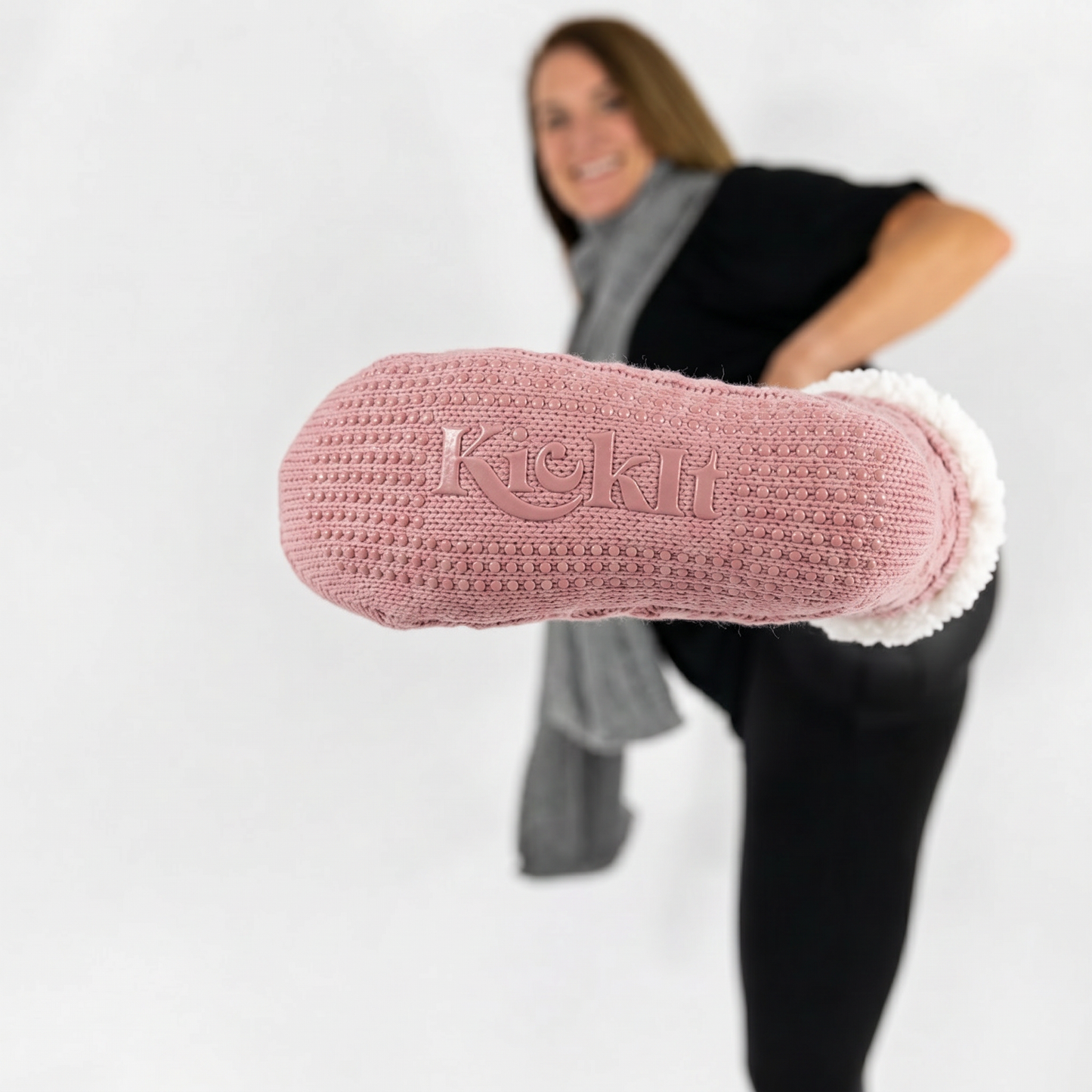 Calcetines pantuflas en azul marino