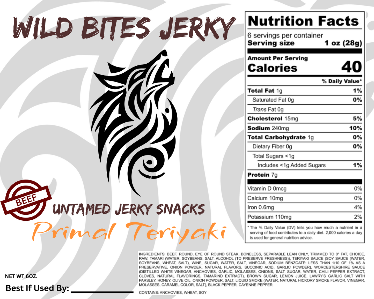 Teriyaki Primal - Carne de res