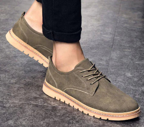Zapatos de trabajo de ante para primavera para hombre - Classic British