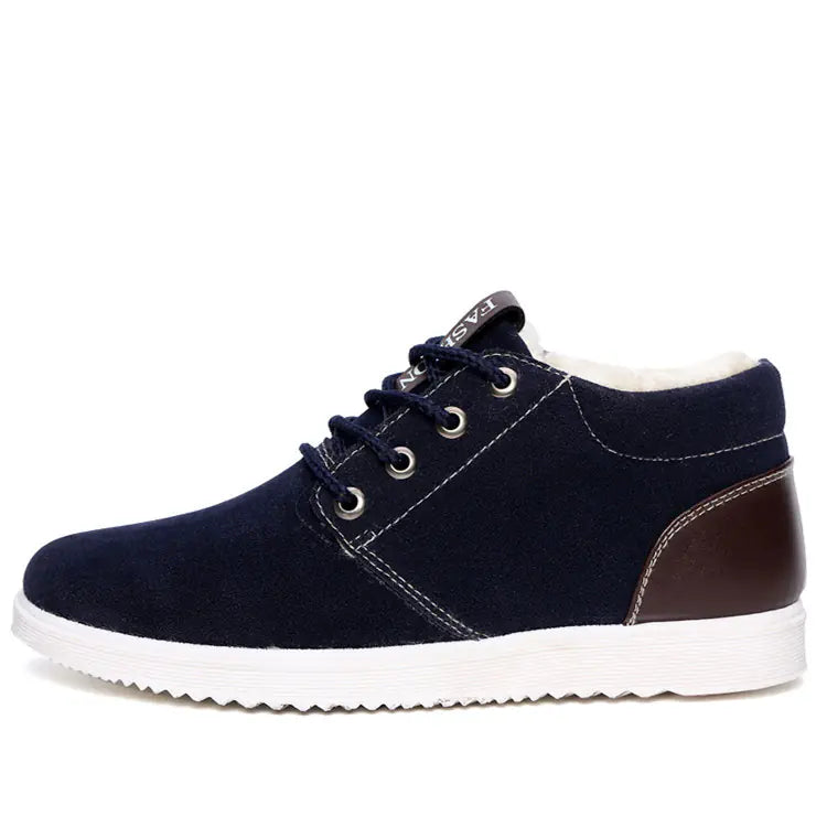 Botas de invierno cómodas hasta el tobillo para hombre