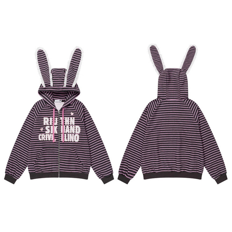 Sudadera con capucha holgada para mujer: ropa informal de gran tamaño.