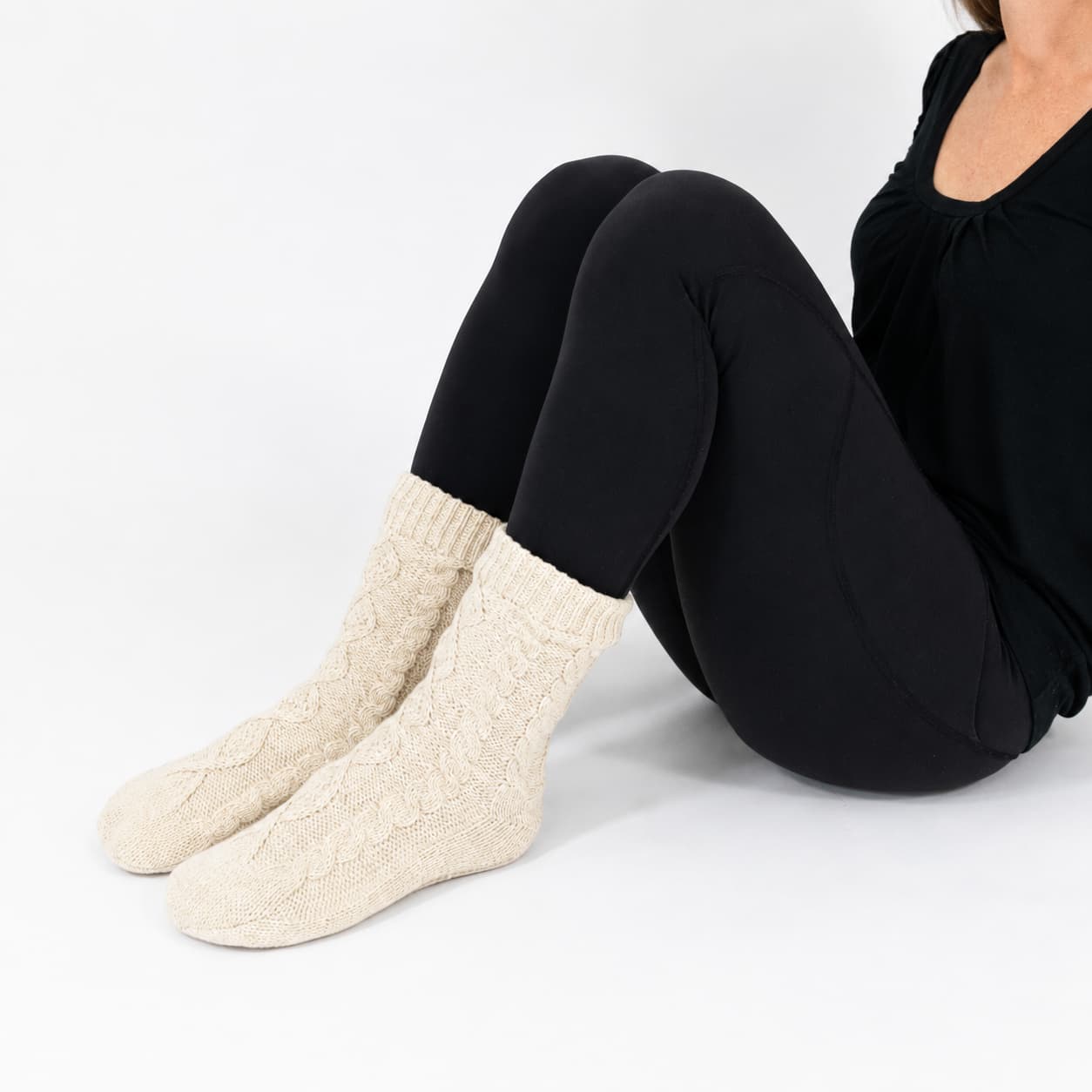 Calcetines pantuflas en azul marino