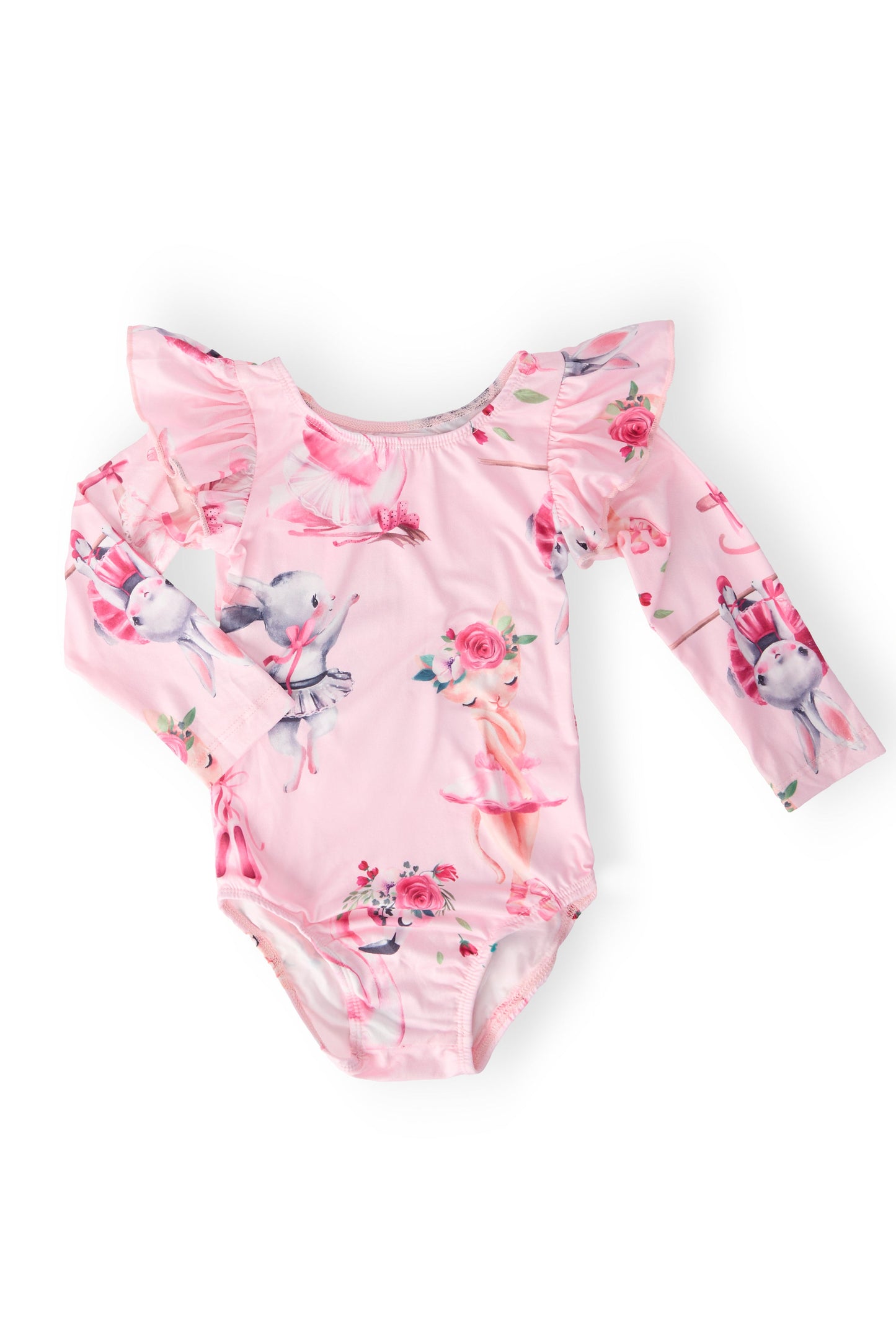 SALE Ballet Beauties L/S Flutter Sleeve Leotard