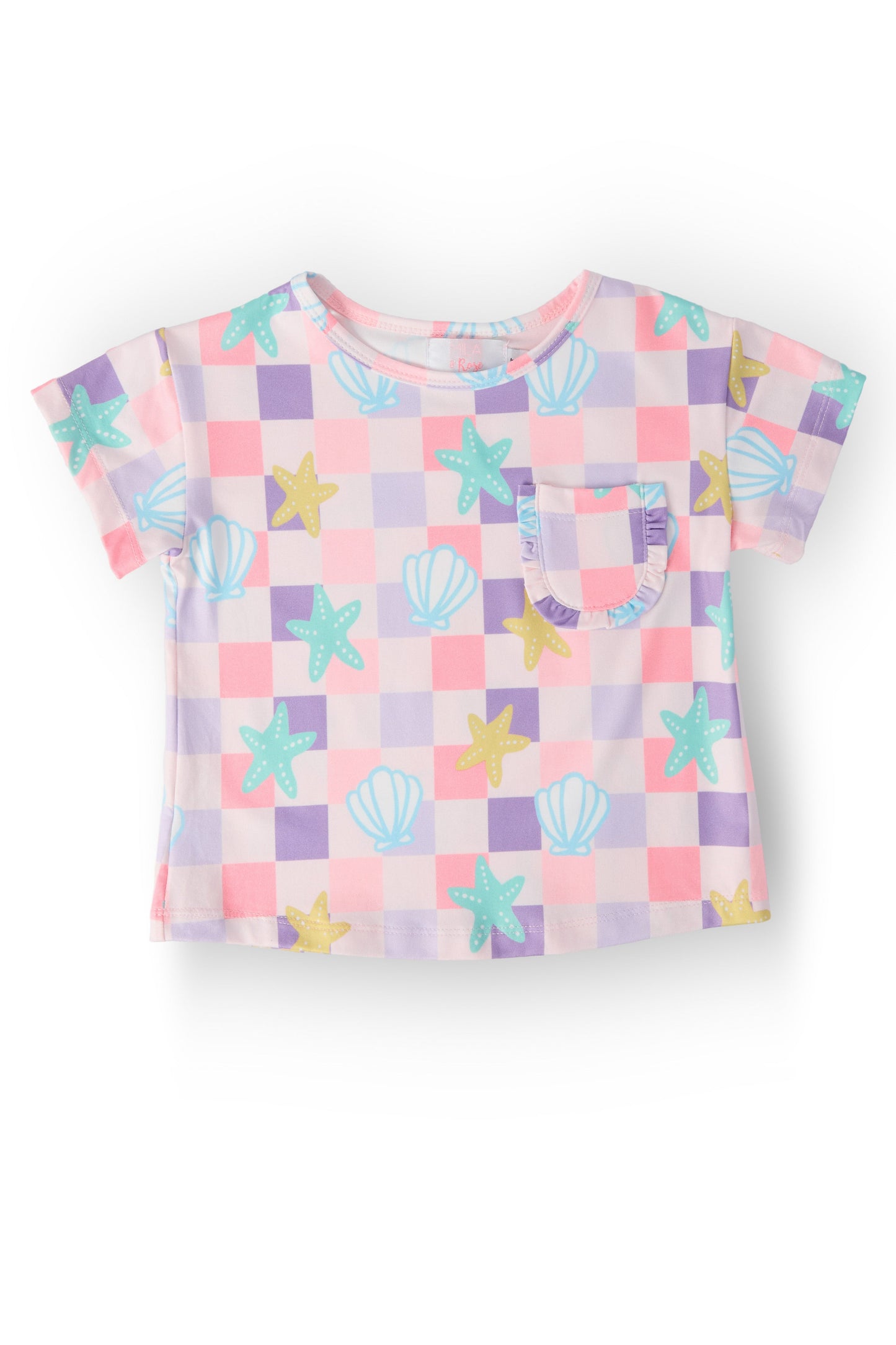 Beach Days Ruffle Pocket Tee
