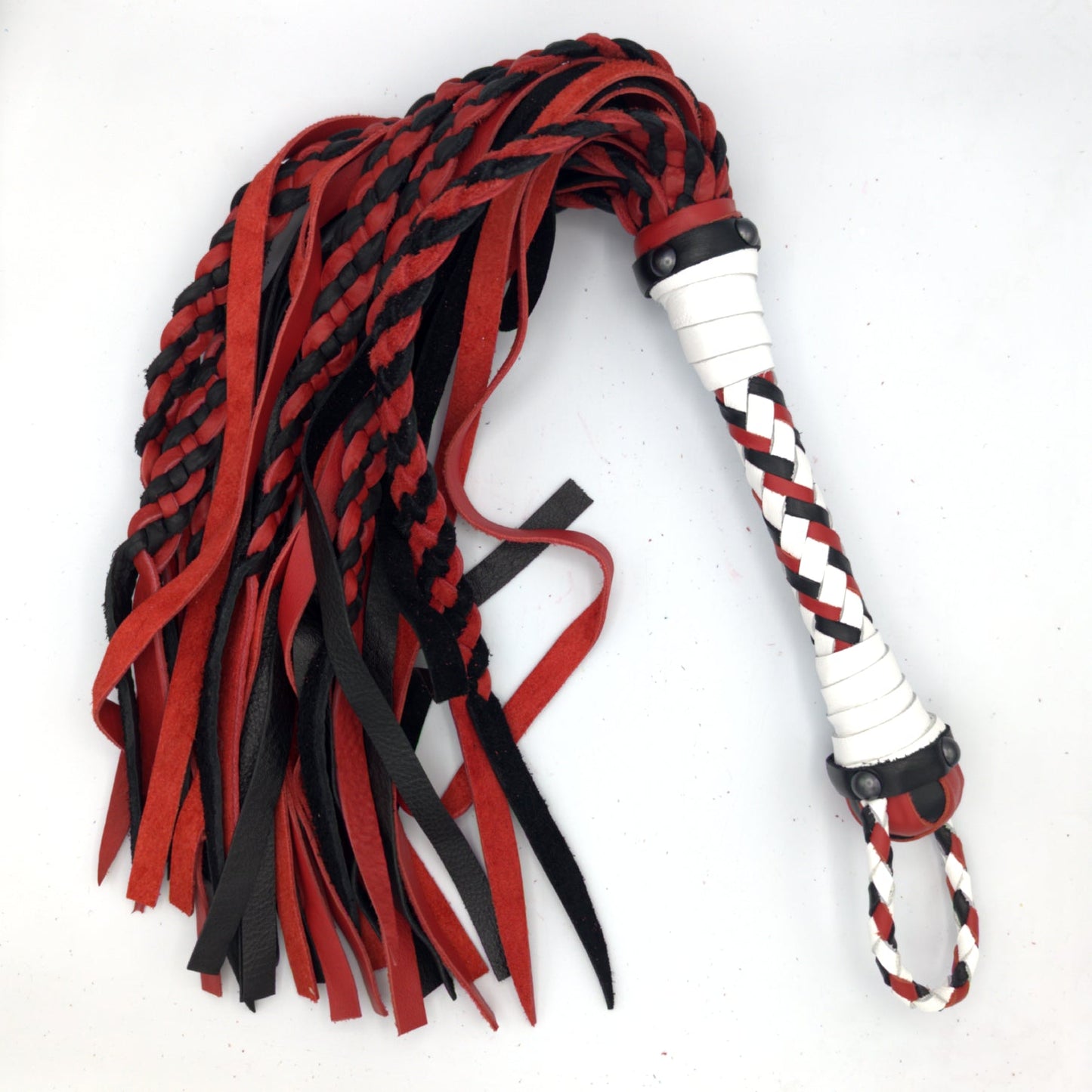¡Flogger de Calamar! - Flogger Híbrido de Cuero Trenzado