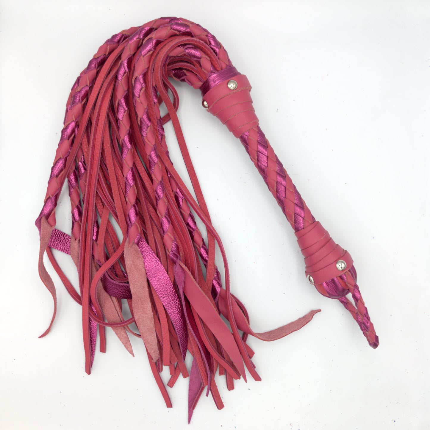 ¡Flogger de Calamar! - Flogger Híbrido de Cuero Trenzado
