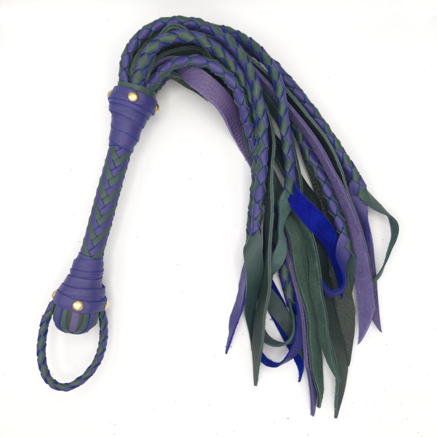 ¡Flogger de Calamar! - Flogger Híbrido de Cuero Trenzado